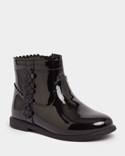 Baby Girls Patent Boots